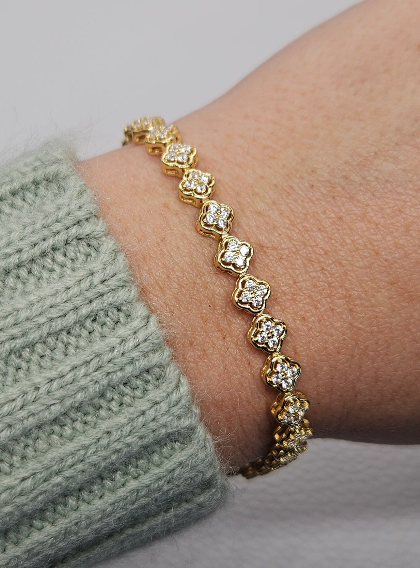 Trendy Tennis Bracelet