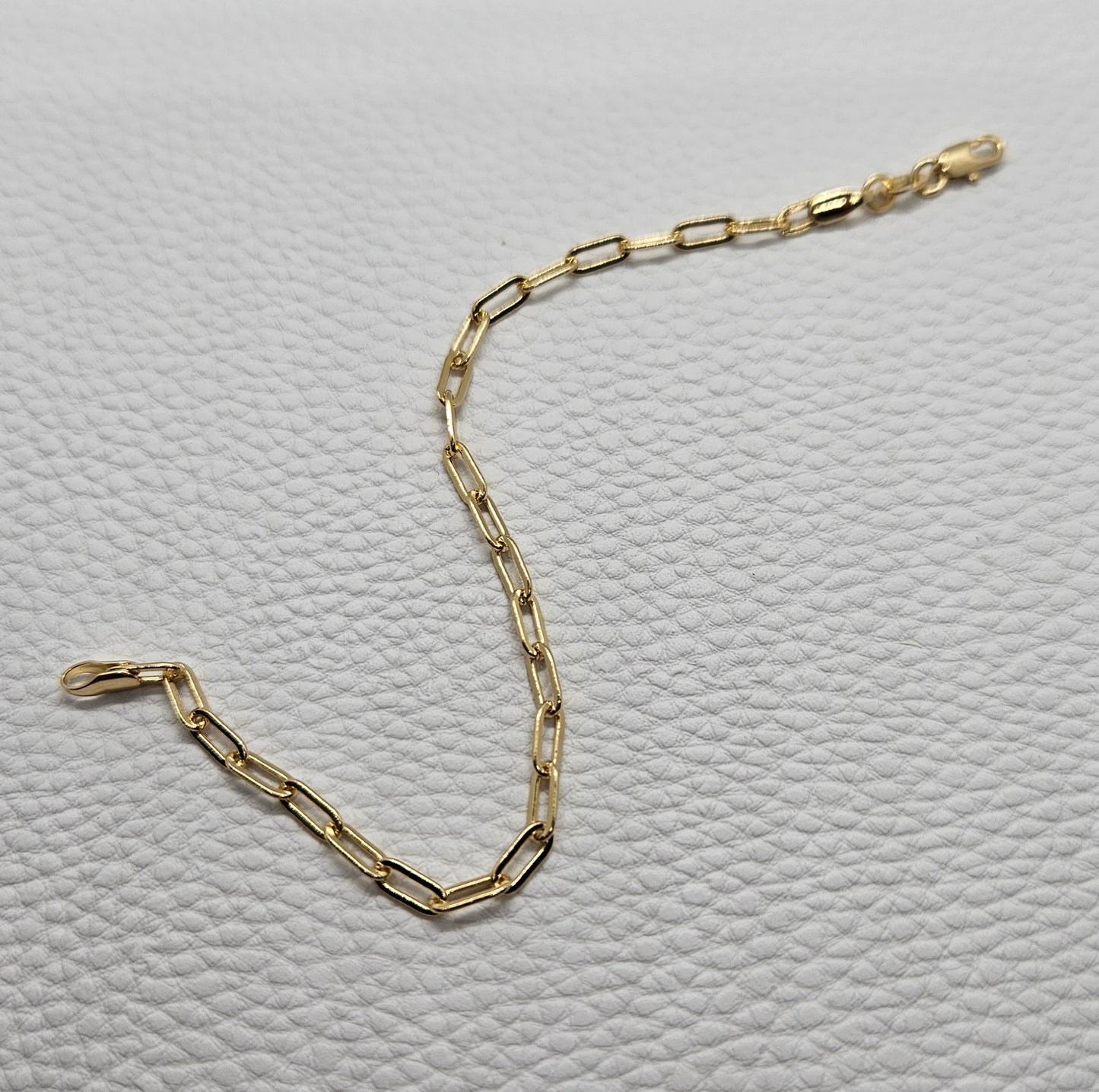 Gold Filled Paperclip Bracelet