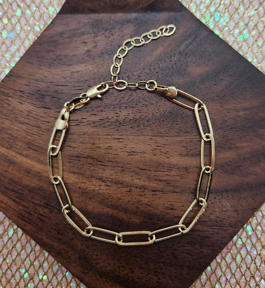 Paperclip Chain Bracelet