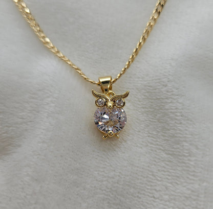 Dainty Owl Necklace