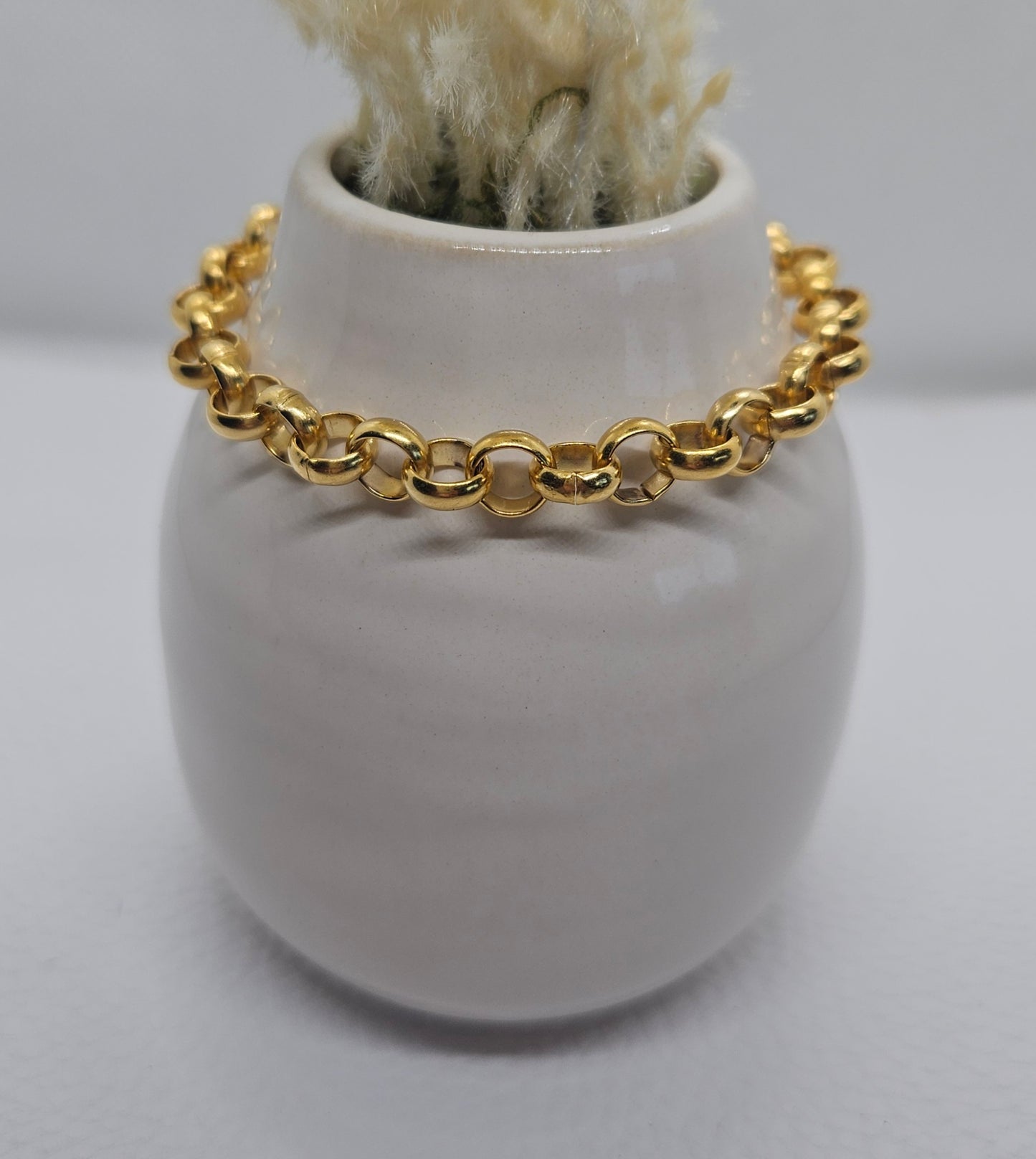 Chunky Gold Rolo Bracelet